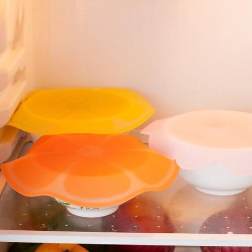 1PCS Silicone Lid Bowl Reusable Stretch Cover Food Seal Container Refrigerator Preservative Film Baking Cooking Kitchen