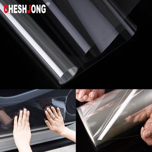 Rhino Skin Sticker Transparent Car Paint Protective Vinyl Film PPF Anti-scratch Adhesive Sticker Car Accessories 50cm Width