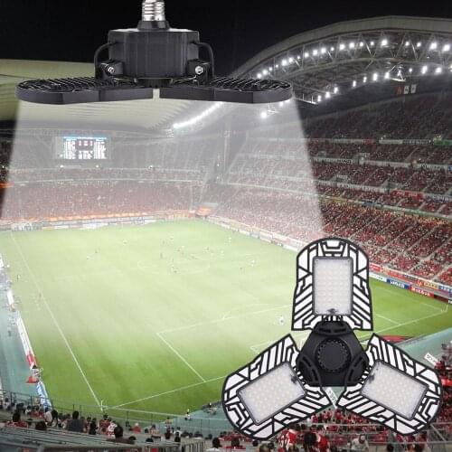 Super Bright E27 60W UFO LED High Bay Light Garage Lamp AC 85-265V Waterproof IP65 Industrial Lighting 6000LM for Warehouses