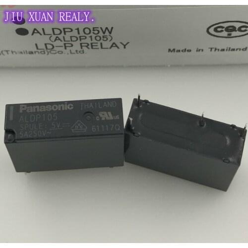 [In stock] Brand new original Relay ALDP105W ALDP105 One group is normally open with 4 pins 5A HF46F-5-HS1