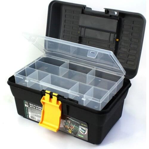 290x175x175mm Multifunction Plastic Toolbox Home Hardware Hand Tools Repair Tool Box Car Auto Storage Box