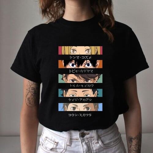 Japanese Anime Haikyuu Funny Women T-shirt