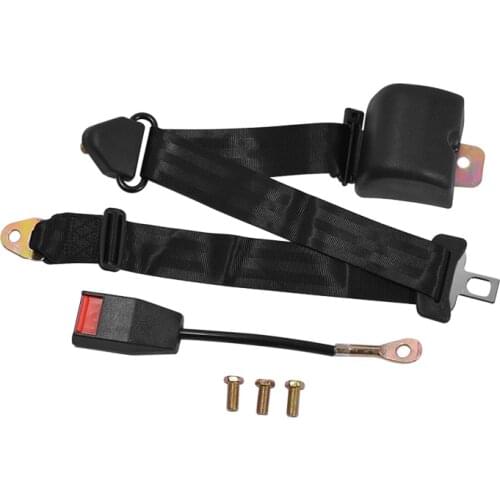 1pcs Retractable Car Safety belt Emergency Locking 3 Point Seat belt Adjustable Auto Safety Belt School Bus Truck Seat Belt