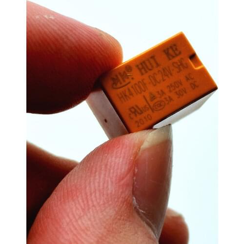 5pcs Relay hk4100f-dc12v-shg hk4100f-dc5v-shg 6-pin 3A 3V / 9V / 24V DIY circuit board module
