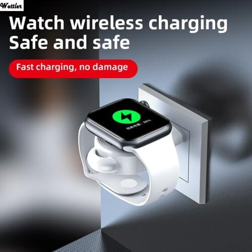 QI Wireless Charger For IWatch 5 4 3 2 1 Portable Mini External Battery Pack For Apple Watch Wireless Charger USB Charger
