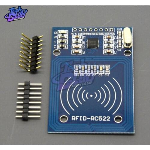 DC 3.3V I2C/SPI RFID Wireless Module for Arduino MF RC522 RC-522 Reader Writer Sensor Card Module 2 Pins 13.56MHz