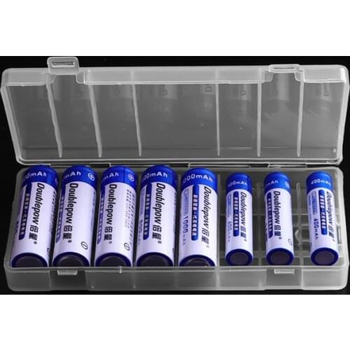 Battery Case for 18650 26650 16340 CR2 Battery Holder Storage Box for 2 4 8 AA AAA Rechargeable Battery Container Organizer