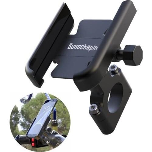 Bike Phone Holder Waterproof Bicycle Handlebar Clip Stand MTB Mount Cell Phone Holder Bracket For 4-7 Inch Mobile Phone