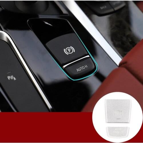 For BMW 5 Series GT X3/X4/X5/X6 F10 F07 F25 F26 F15 F16 Aluminium Alloy Car Handbrake Cover Trim Interior Car Accessories
