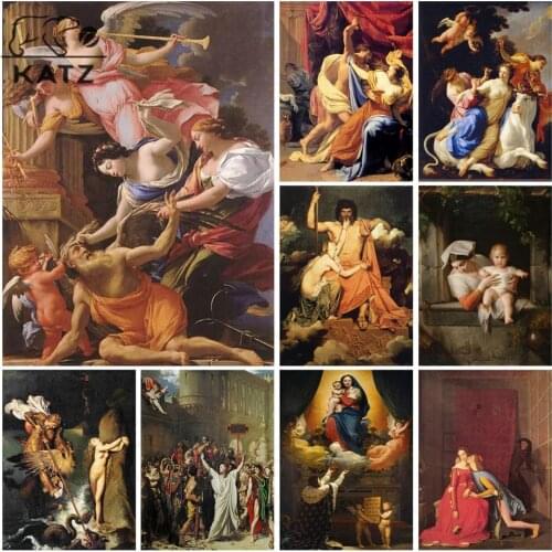 Ancient Greek Oil Painting Diamond Painting Retro Embroidery Crossing Diy Diamond Mosaic Art Gift Cross Stitch Home Decoration