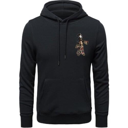 2020 Newest Black Mens Hoodies Unisex Hoodie Chinese Shadow Play Print Streetwear Autumn Pullover Slim fit Mens Sweatshirt Tops