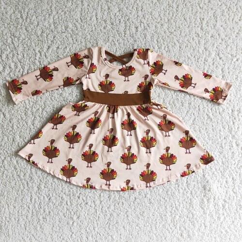 New Arrival Dresses For Baby Girl Clothes Kids Daily Wear Casual Summer Baby Girl Frocks With Cartoon Pattern