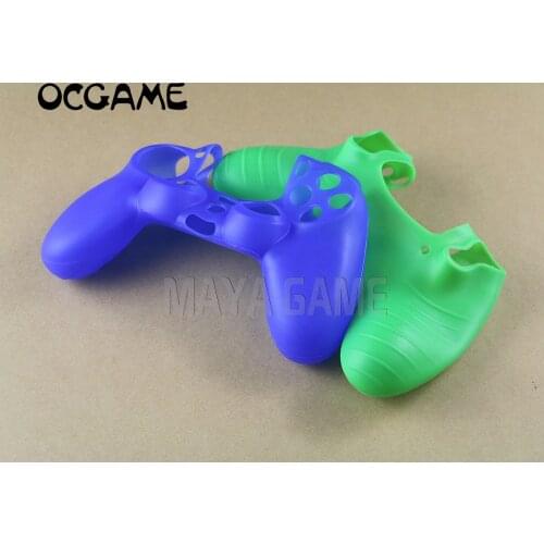 OCGAME 30PCS/LOT New Arrival Silicone Rubber Skin Case Gel Protective Cover for PS4 Controller