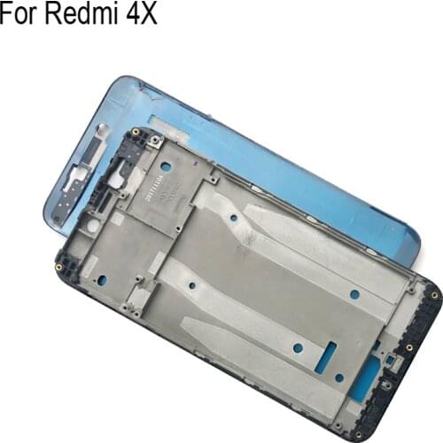 Original LCD Holder Screen Front Frame For Xiaomi Redmi 4X 4 X Housing Case Middle Frame No Power Volume Buttons Redmi4X Parts