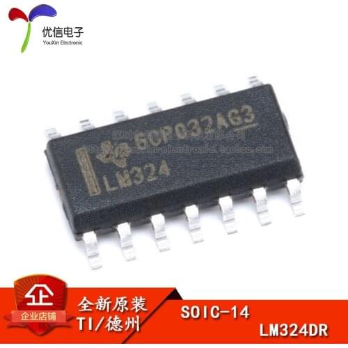 Genuine original patch LM324DR SOIC-14 quad operational amplifier chip
