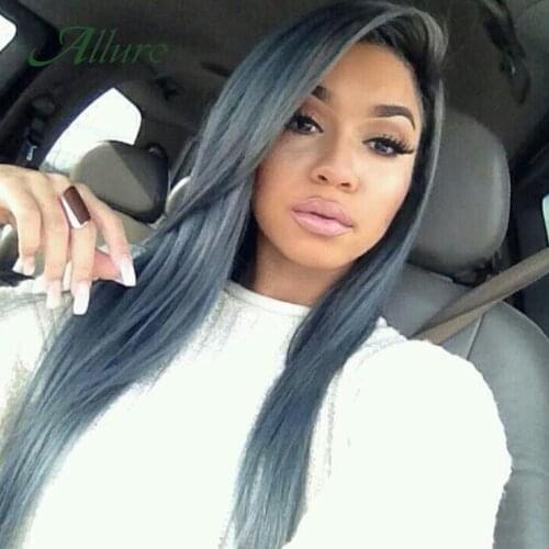 Straight 4x4 Lace Front Human Hair Wig For Black Women Remy Brazilian 4x4 Lace Closure Human Hair Wig Free Shipping Allure