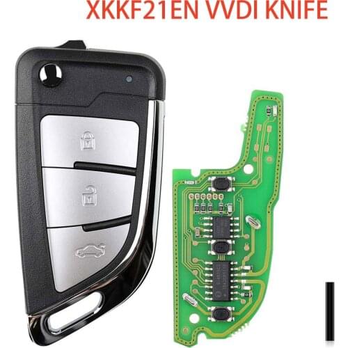 1 Piece Xhorse XKKF21EN VVDI KNIFE 2 Style (Flip-3BTN) Proximity Smart Remote Key For VVDI Key Tool English Version