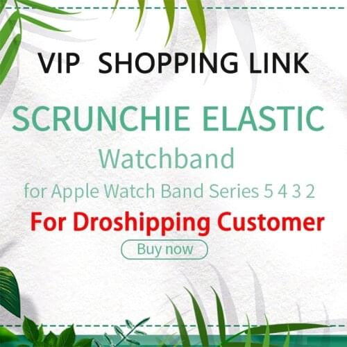 US STOCK For Dropship Wholesale Scrunchie Elastic Watch Straps Watchband for Apple Watch Band Series 6 5 4 3 2