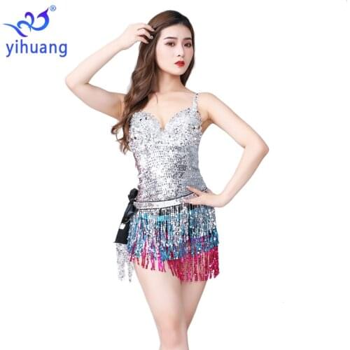Sexy Festival Costumes Belly Dancing Costumes Performance Wear Halloween Cosplay Night Club DJ Stage Outfits 2pcs Set