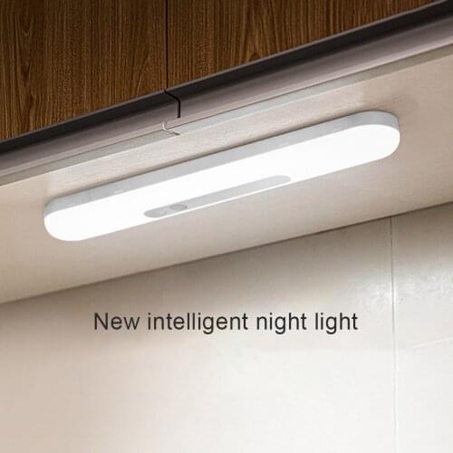 Closet Light LED Lights PIR Motion Sensor Night Lights Wardrobe Rechargeable Smart Lamp For Kitchen Bedroom Cabinet Backlight