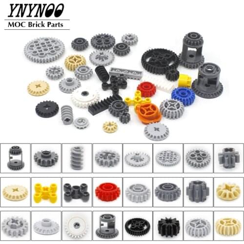 5-50Pcs Technical Gears Parts Compatible MOC Brick 10928 Gears 6589 Parts 6-40 teeth 3648 32270 3649 94925 parts DIY Toys