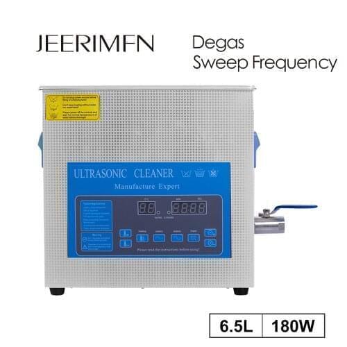 6L Degassing Ultrasonic Cleaner Metal Remove Oil Dirty Wax Rust Motor Injector Carburetor Lab Ultrasound Washer Sweep Frequency