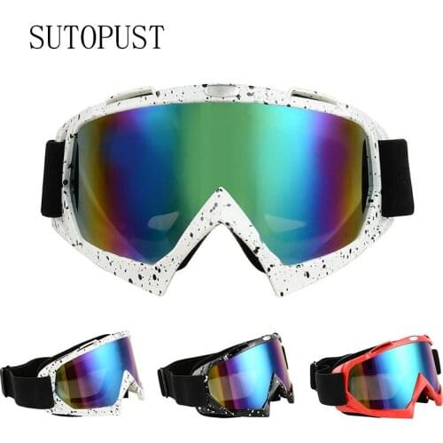 Windproof Winter Sunglasses Ski Goggles Big Ski Snowboard Mask Adults Snow Eyewear Snowmobile AntiSand Breathable Skiing Glasses