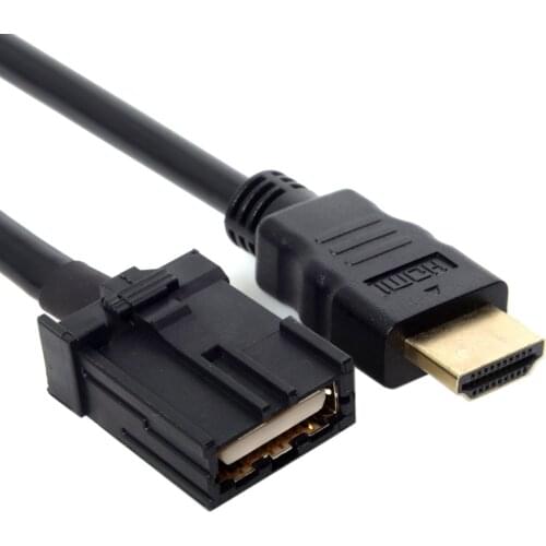 CY Chenyang High Speed HDMI-compatible 1.4 Type E Male to Type A Male Video Audio Cable 1.5M Automotive