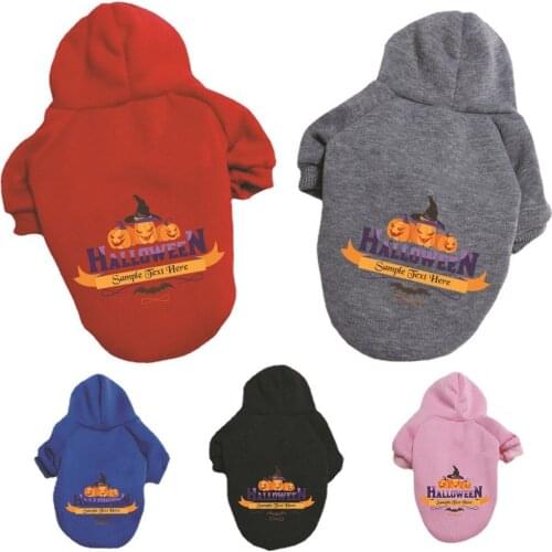 Halloween pet dog clothes autumn winter large corgi French bulldog warm hoodie sweater puppy chihuahua clothes wholesale XS-9XL