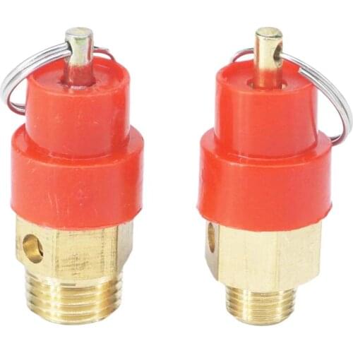 1/8" 1/4" BSP Male Brass Air Safety Relief Pressure Release Valve 43PSI 57PSI 72PSI 86PSI 100PSI 114PSI 143PSI 171PSI 215 PSI