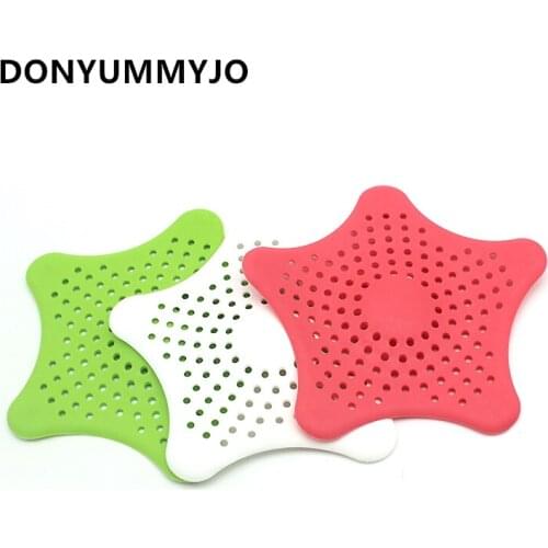 DONYUMMYJO Sewer Outfall Strainer Bathroom Kitchen Sink Plug Anti-blocking Drain Catches Cover Floor Drain Hair Filter Screen