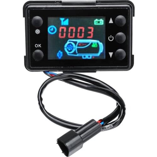 12V/24V 3/5Kw Lcd Monitor Parking Heater Switch Car Heating Device Controller Universal For Car Track Air Heater