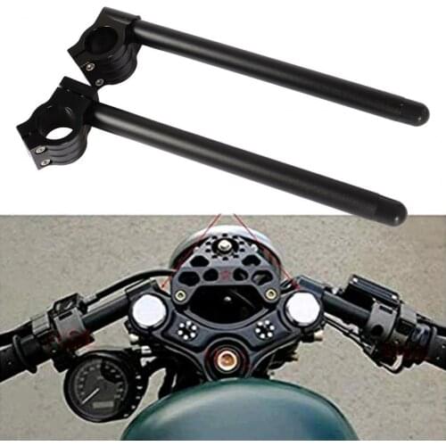 2Pcs Fork Handlebar Durable Anti-rust Aluminum Alloy CNC Motorcycle Handlebar for Motorcycle Handlebar Levers Motorcycle Parts