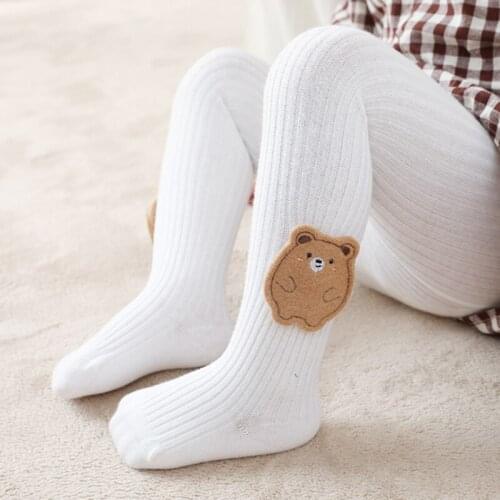 2020 new autumn tights for girls toddler tights kids cartoon accessories baby pantyhose cute animals ass plus crotch can be open