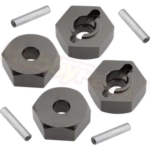 4Pcs Aluminum Wheel Hex Mount W/Pins 2x10 HSP 180007 (18019) Pangolin 94180 Parts For 1/10 4WD RC Rock Crawler
