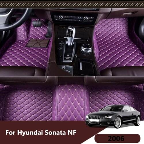 For Hyundai Sonata NF 2006 Car Floor Mats Auto Accessories Car Carpet Rugs Interior Cover Pedal Custom Foot Mat