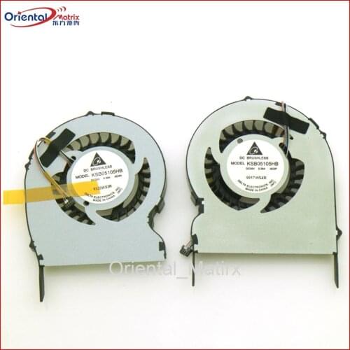 Free Shipping KSB05105HB DC5V 0.35A For HP Envy 13-1000 13-1050ea 1102tx 1030C 538340-001 CPU VGA Cooler Cooling Fan