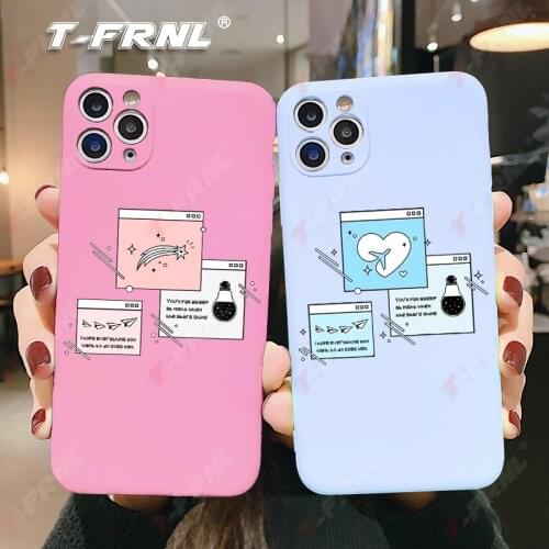 For iPhone XR case Cute Cute couple for iPhone SE2020 6 6S 7 8 Plus X XS case for iPhone 11 TPU case for 12 mini Pro Max case