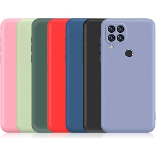 For Realme Narzo 30A Case For Oppo Realme Narzo 20 30 A 5G 30A Original Liquid Silicone Shockproof Bumper Soft TPU Phone Cover