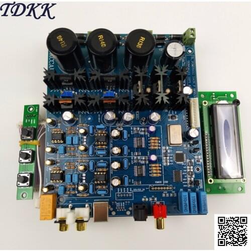 Double PCM1794 HIFI Audio Decoder Finished Board, the Sound Is Warm and Clear and Durable