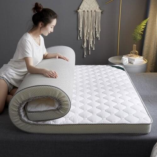 FORMTHEO Natural Latex Tatami Bed Topper Comfortable High Density Matras Pad Cotton Bedroom Mattress