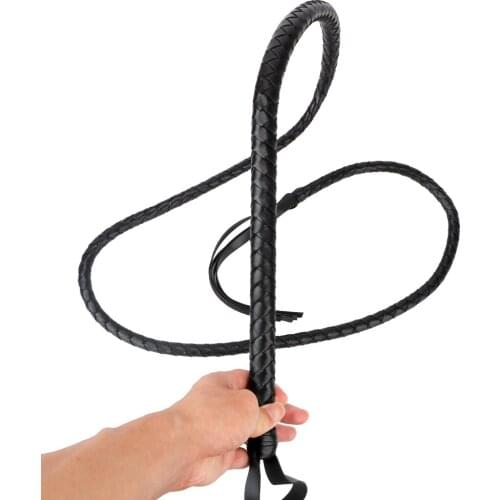 Adult Product Bondage Fetish 2M Adult Games PU Leather Long Whip Sex Toys for Couples Role Cosplay Spanking Paddle