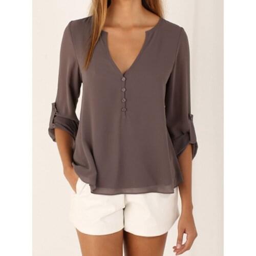 PlusSister Button Down Blouses