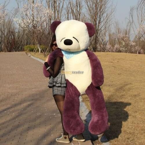 Fancytrader Real Picture! 63'' / 160cm Giant Stuffed Plush Sleepy Purple Teddy Bear Toy, Free Shipping FT50746