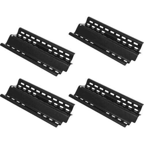 Easily Cleaned 4pcs Adjustable Grill Heat Plate Shield Heat Tent Replacement Parts for BBQ Gas Grill Barbecue Accessories