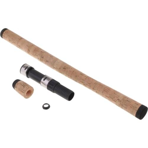 Fishing Rod Handle Repair Building Kit Cork handle Portable Fishing Reel Seat + Rod Handle Pole Cork Grip Replacement Tackles