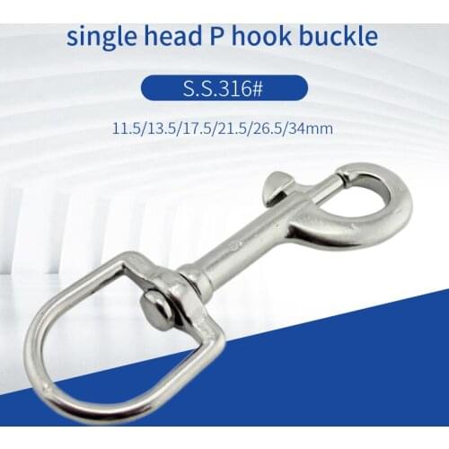 DIY Swivel Snap Hook Zinc Alloy Snap Hook Lobster Clasps For Hiking Camping Carabiner Pet Chain Accessories