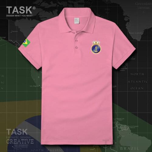 Navy Brazil Brasil BRA Brazilian BR t shirt new Top Short sleeve Men Plus Size Polo Shirts High Quality Comfort Loose POLO shirt