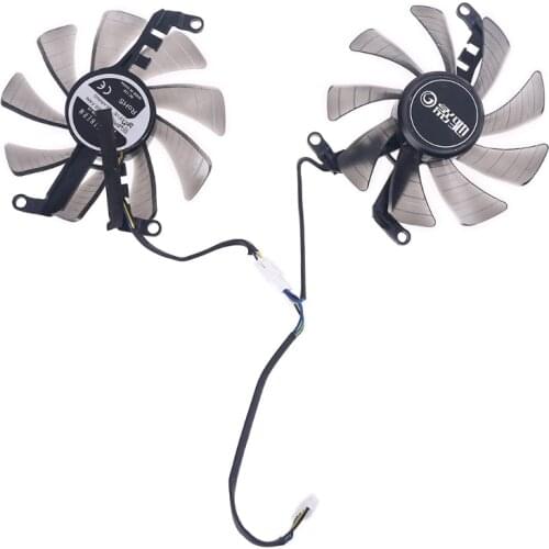 1 Pair 85mm 4Pin Cooler Fan for Galax GeForce GTX 1660 RTX 2060 2070 Graphics Card Cooling Fan