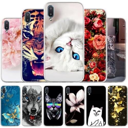 Protective Phone Case For Samsung Galaxy A02 Cases Silicon Cute Cat Animal Bumper Coque Fundas Samsung A02 A 02 SamsungA02 Cover